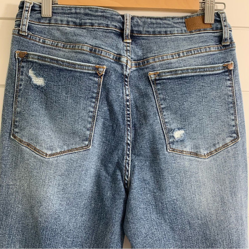JUDY BLUE Lillian High‎ Rise Slim Fit jeans, size 11/30  style#JB88372 - Picture 7 of 9